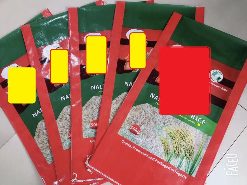 PP Woven Rice, Beans, Maize, Wheat Bag Chemical Fertilizer Bag