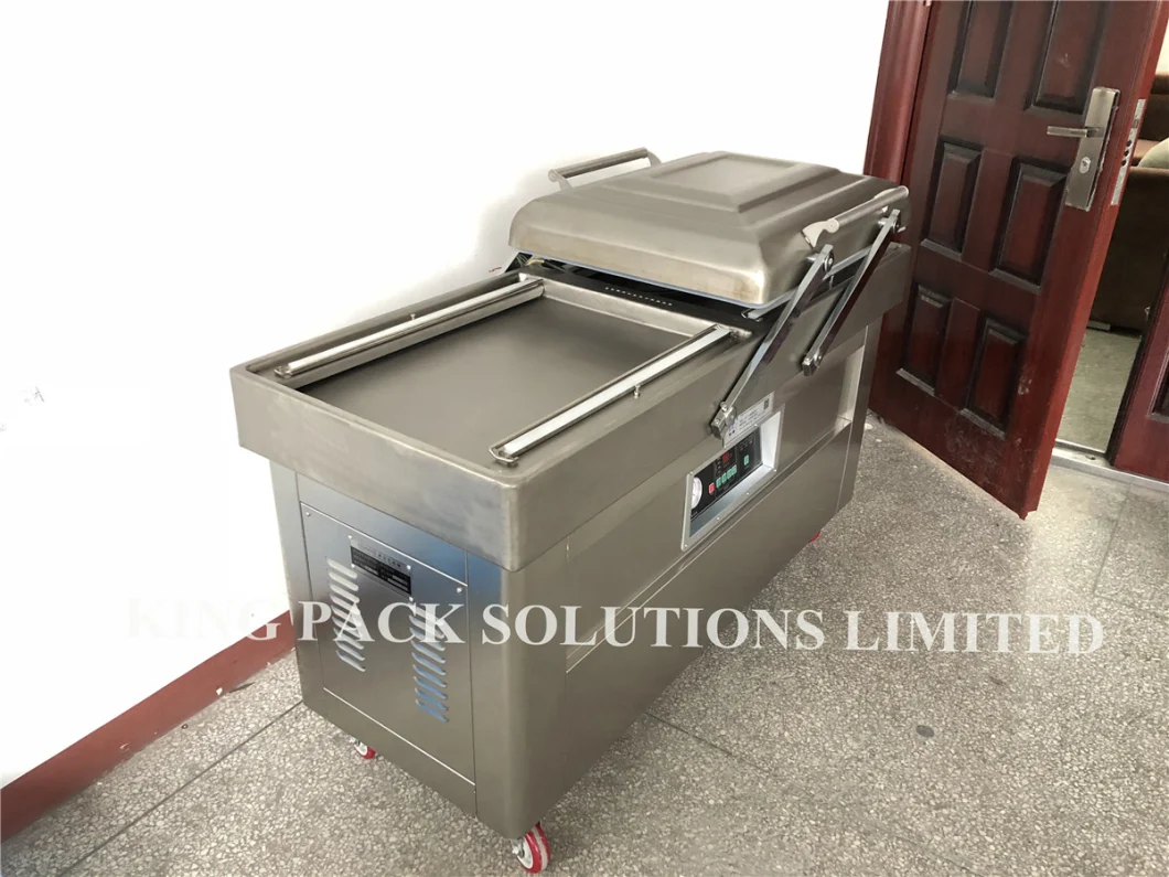 Double Chamber Vacuum Packing Machine for Seafood/Salted Meat/Dry Fish/Pork/Beef/Rice From China