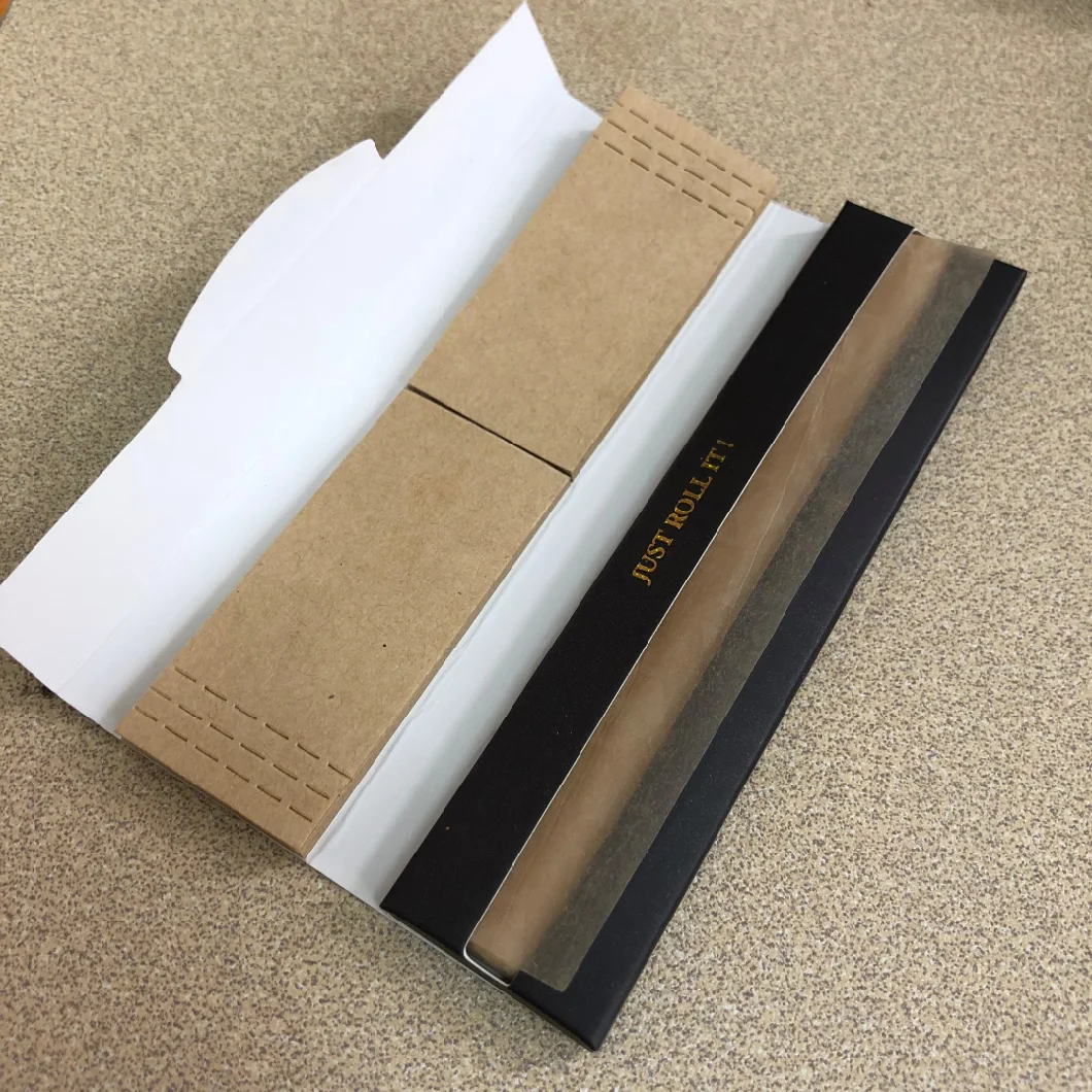 Custom Your Brand Premium Hemp King Slim Cigarette Rolling Paper with Filter Tips