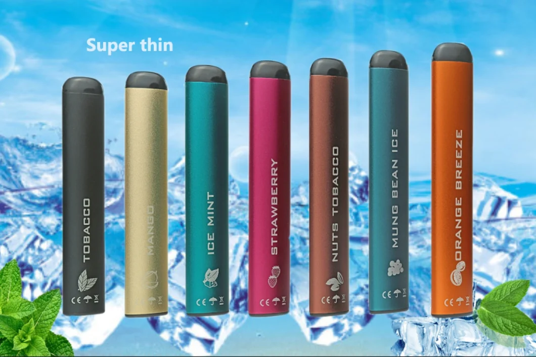 Thin Disposable Electronic Cigarette St1 Vape 300 Puffs Puff Bar Disposable Vape Pen  Wholesale