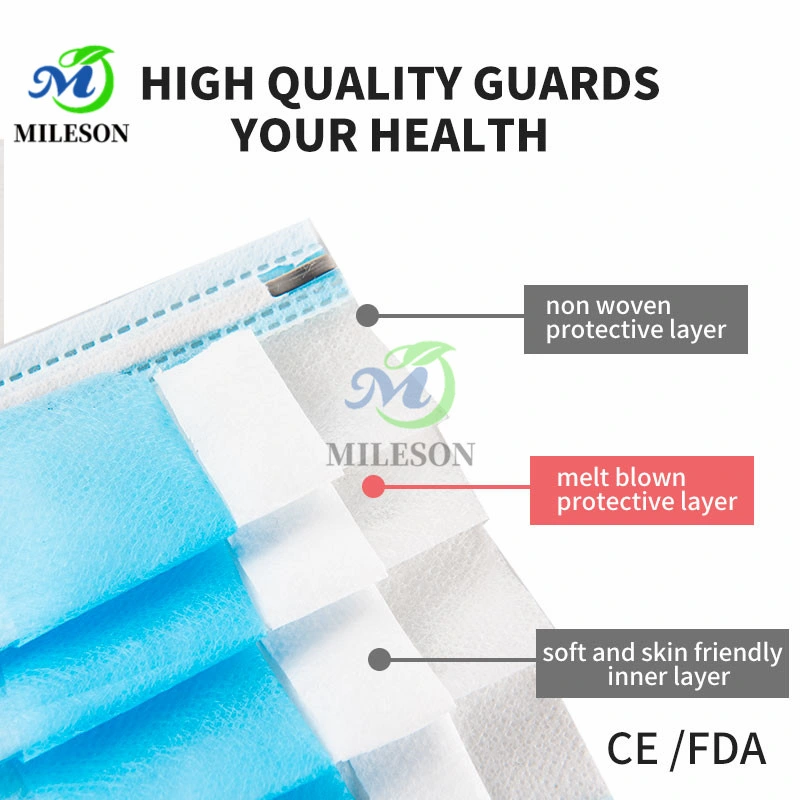 Medical Disposable Filter 3ply Earloop Face Mask