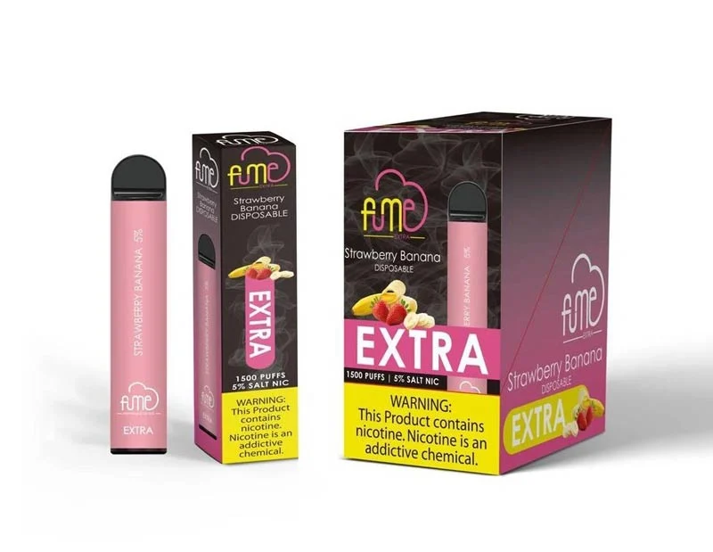 2021 Wholesale Price Fume Extra E Cigarette 1500puffs Fruit Flavor Disposable Vape Pen