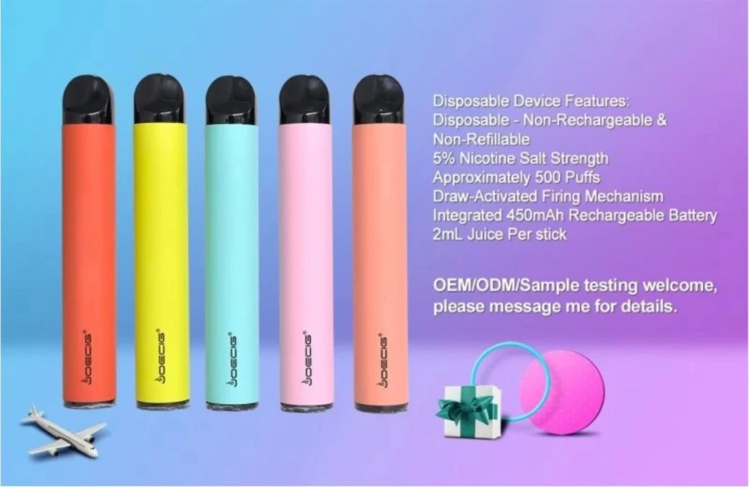 Newest Disposable E Cigarette Nuk Vape 300 Puffs Puff Plus Disposable E-Cigarette Vape Pen