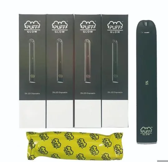 Puff Glow E Liquid Portable Reusable Electronic Cigarette Different Colours Custom Disposable Vape Free Shipping