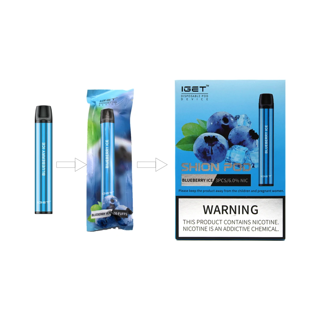 2021 Best Seller High Quality Iget XXL Cigarette Vape E Cigarette Disposable Iget Shion