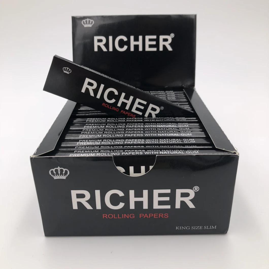 2019 New Design 14GSM-22GSM Cigarette Rolling Paper with Filter Tips