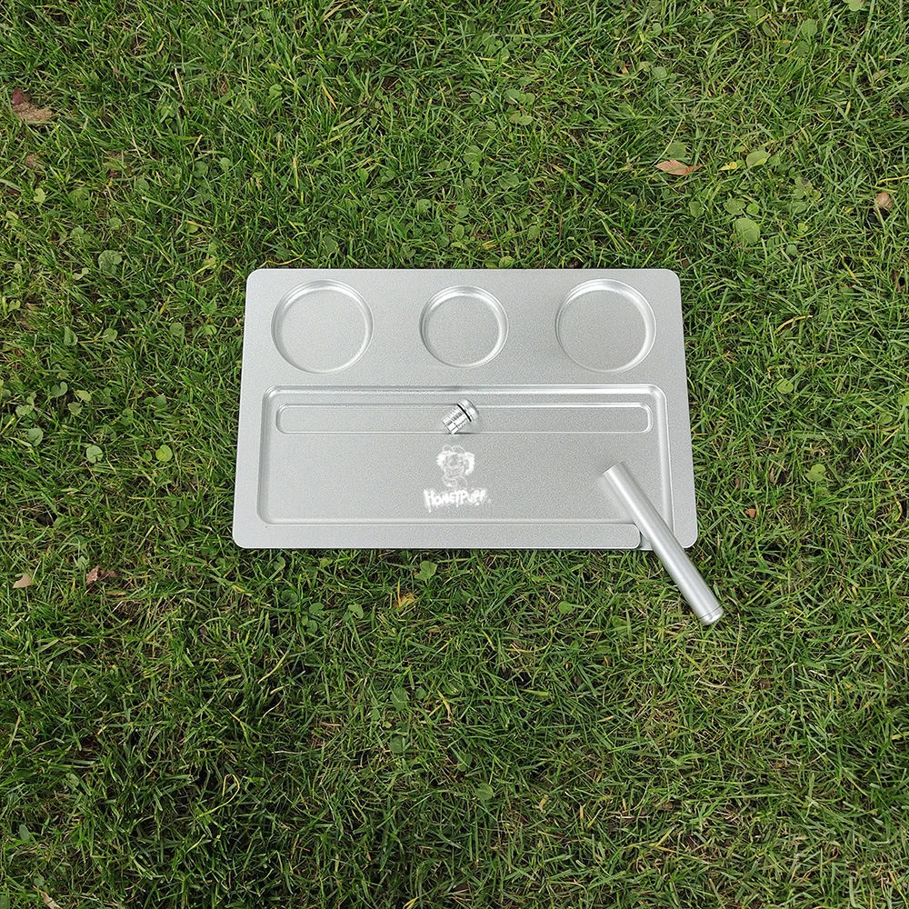 Custom Logo Aluminum Metal Rolling Tray Weed Rolling Tray for Tobacco