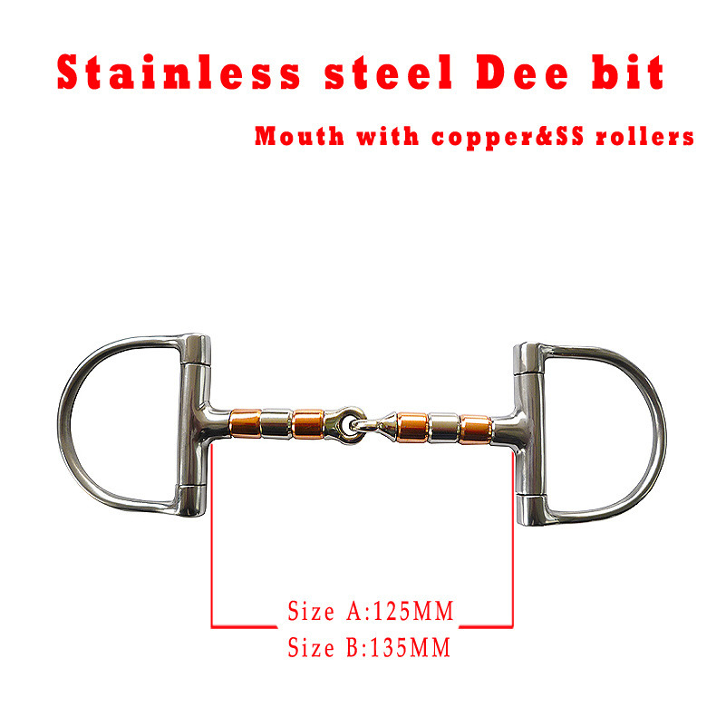 Stainless Steel Mouthpiece Mouthpiece Mouthpiece D-Shaped Horse Horse Mouth Copper Tube