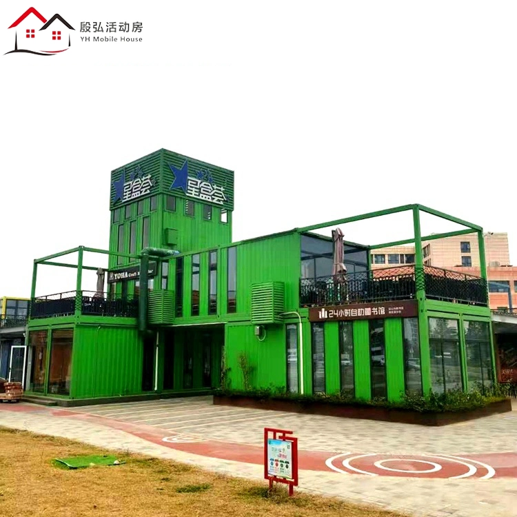 Steel Structure Corrugated Cardboard Characteristic Shopping Mall Store Room Container Design Store