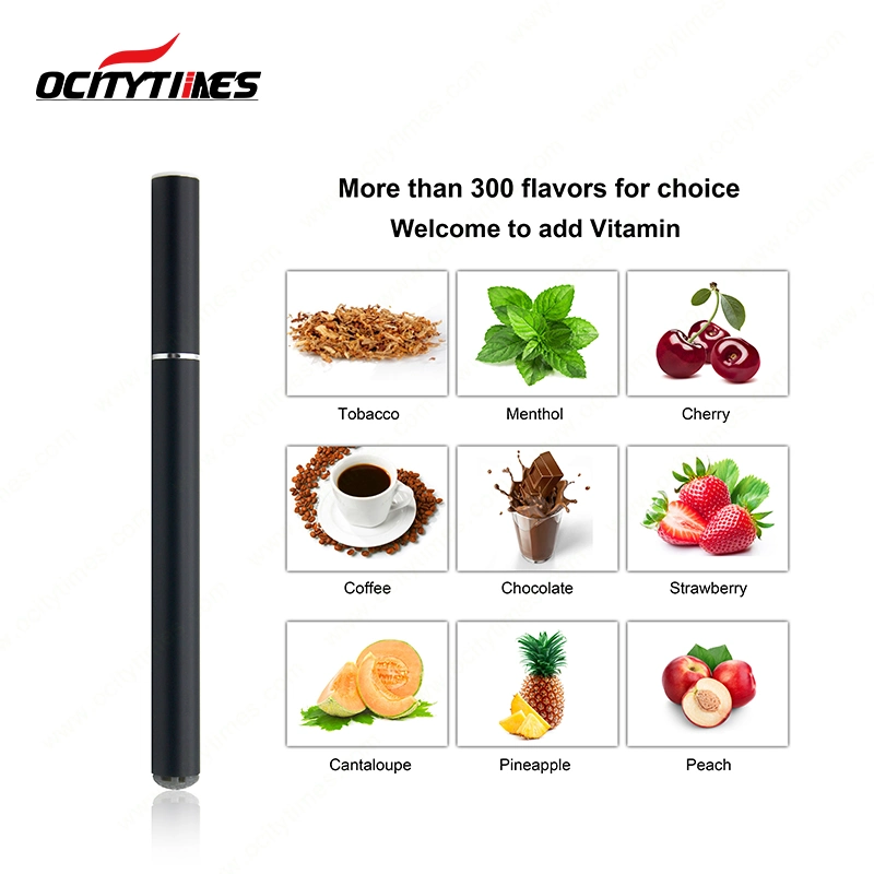 Ocitytimes Brands New Products 300 Puffs Disposable E-Cigarette Empty or Pre-Filled