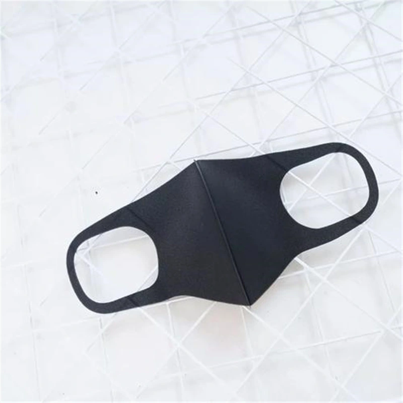 Black Washable Reusable Fashion Pm2.5 Face Dust Mask with Filter Anti-Bacterial Customized Sports Dust Washable Filter Reusable Mouth Mask