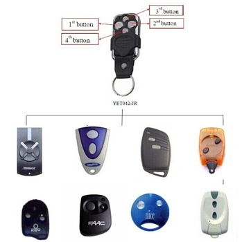 Face to Face Copy Learning Code and Fixed Code Universal Wireless Code Copy Remote Control Yet027