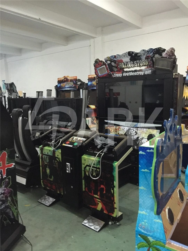 2 Players Strong Power Shooting Arcade Game Machine Named Razing Classical