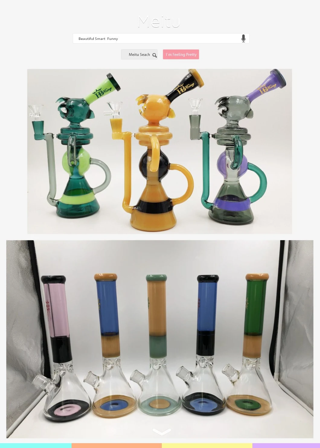 Wholesale 12inch Straight Glass Smoking Pipe Tube Glass Smoking Pipes Glass Water Pipe Hand Blown