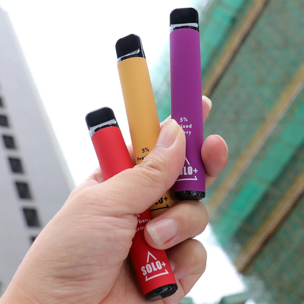 Quit Smoking Disposable Vape Vapeman Solo Plus 800puff Vs Solo X with Eliquid 8 Flavors