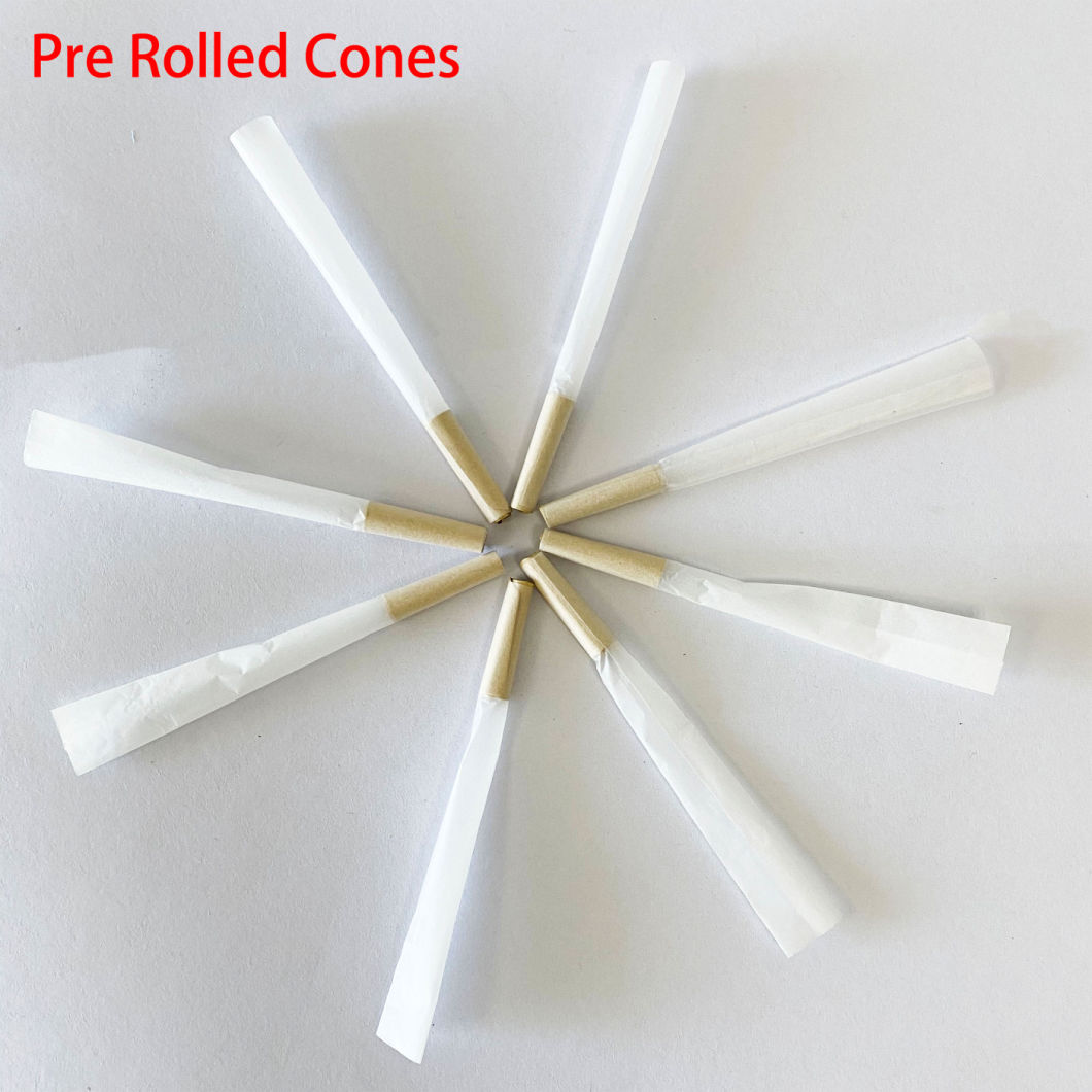 Pre-Rolled Cone Filter Tips Personalized Unbleached Hemp Smoking Rolling Paper Cones