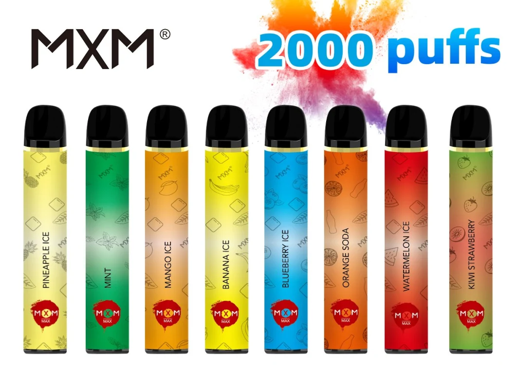 Different Flavors of Fruit Version Ceramic Filter E-Cigarette