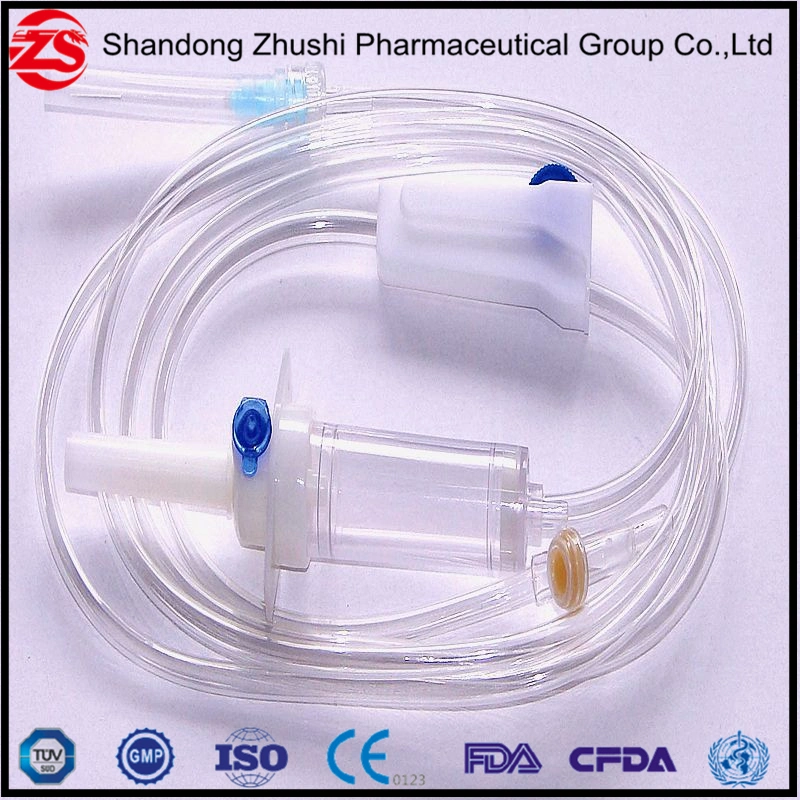Medical Infusion Set Precisely Filtered with FDA and Ce