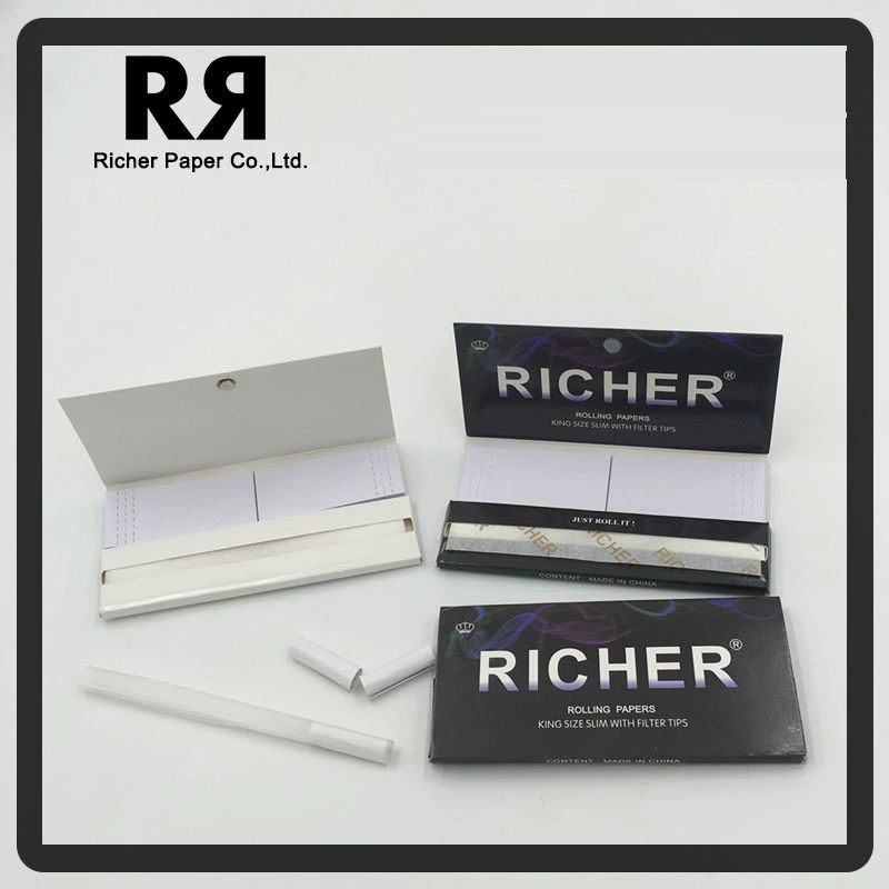 14 GSM Kingslim Smoking/Tabocco Rolling Paper with Filters