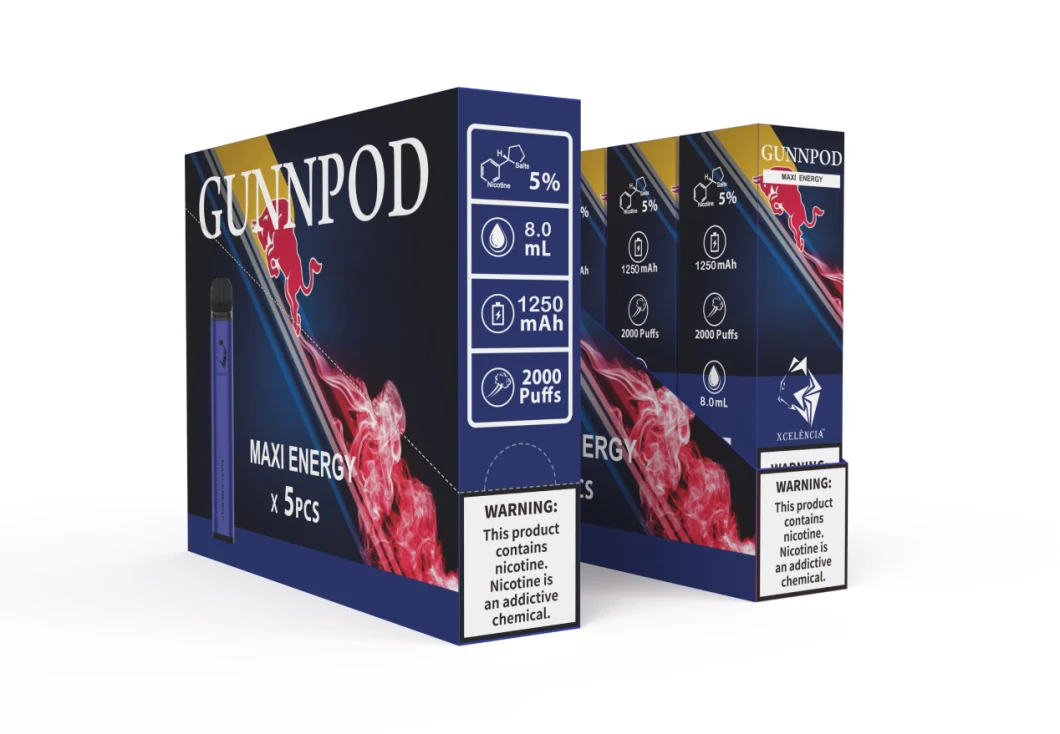 Wholesale 2000puffs E Cigarettes Gunnpod Vs Puff Bar Disposable Vape