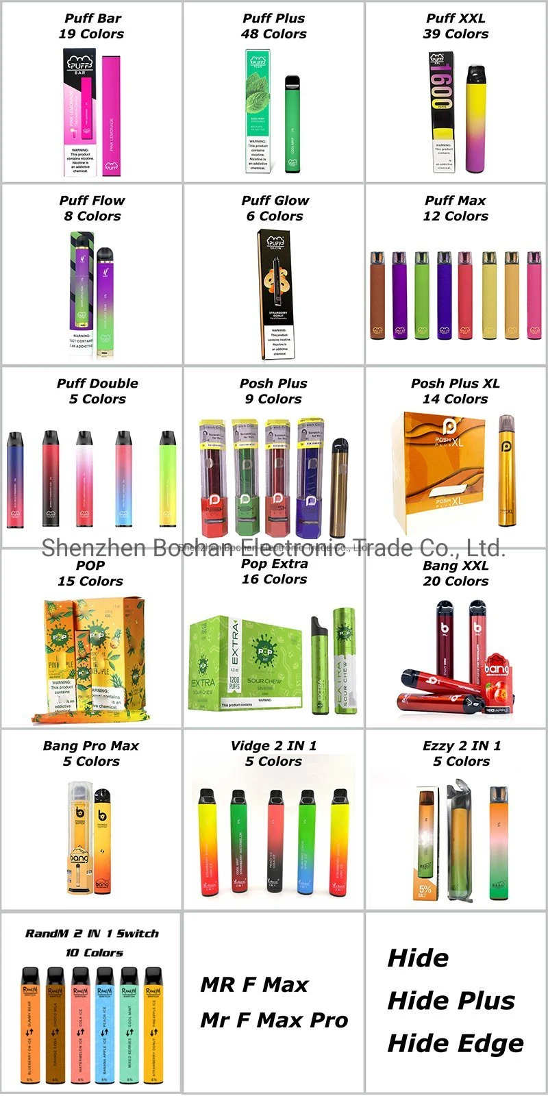 1500puffs Disposable Vape Pen Dual Flavors Switch 2 in 1 Flavors Qd11