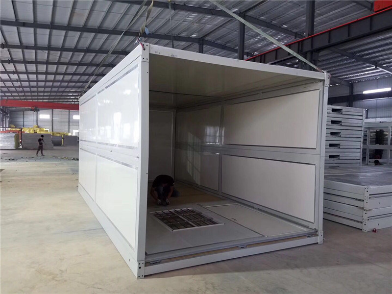 Prefab Folding Foldable Store Container Moveable Flat Pack Store
