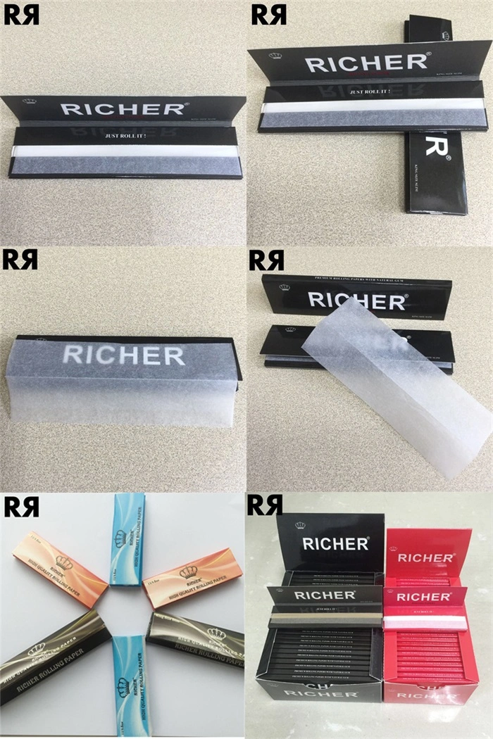 Custom Brand 14GSM Ultra Thin Cigarette Tobacco Rolling Papers