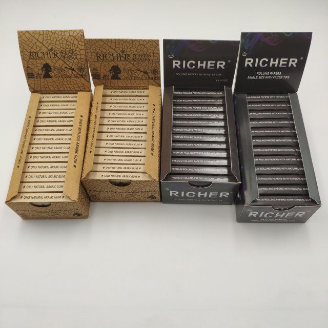 Custom Brand Unbleached/White Filter Smoking Cigarette Rolling Tips