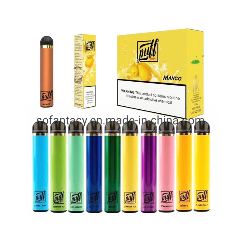 Factory Fast Delivery 650mAh Puff Extra Bars Disposable E Cigarette E Liquid Fruit Flavor Electronic Cigarette