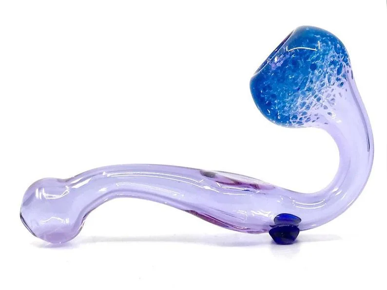 New Glass Hand Pipe Spoon Wholesale Hookah Tobacco Glass Smoking Pipe