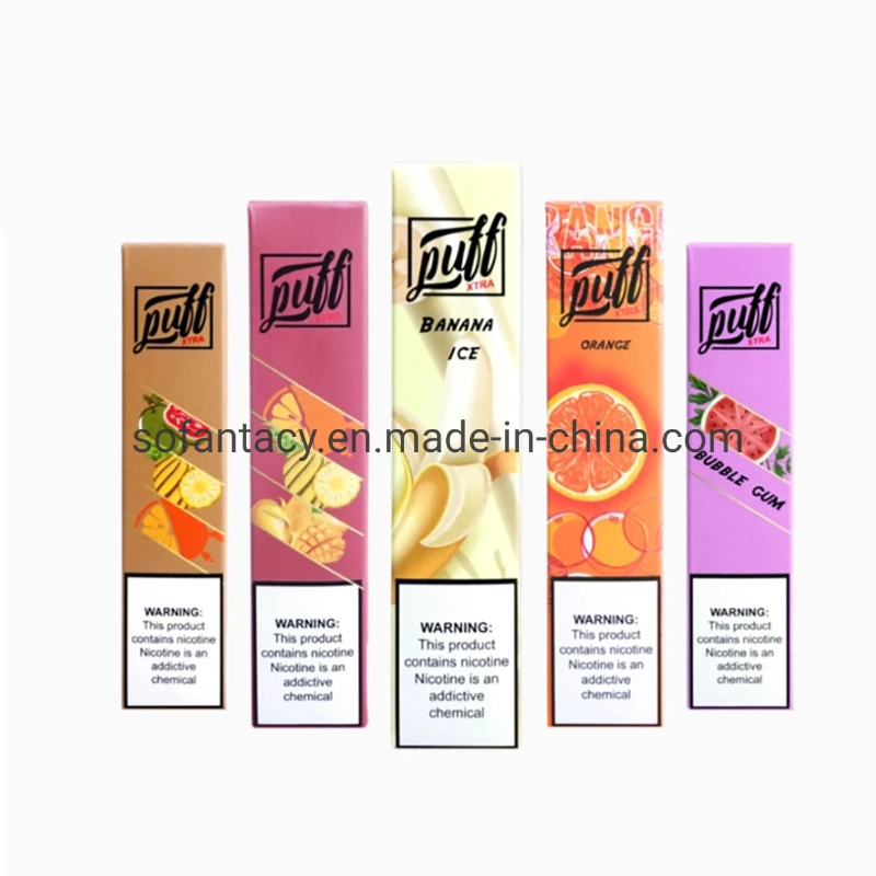 Factory Fast Delivery 650mAh Puff Extra Bars Disposable E Cigarette E Liquid Fruit Flavor Electronic Cigarette