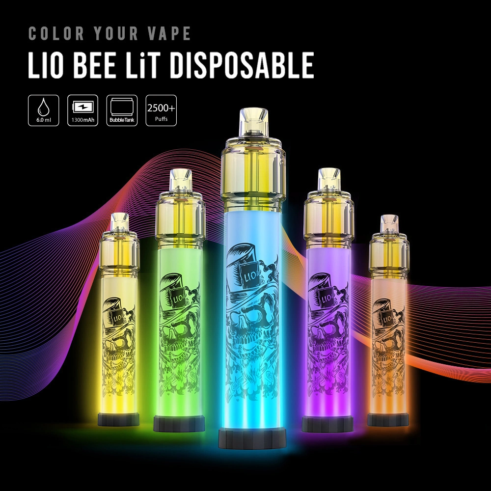 Health Disposable Electronic Cigarette Colors Lighting Lio Bee Lit Quit Smoking Ecig Vape