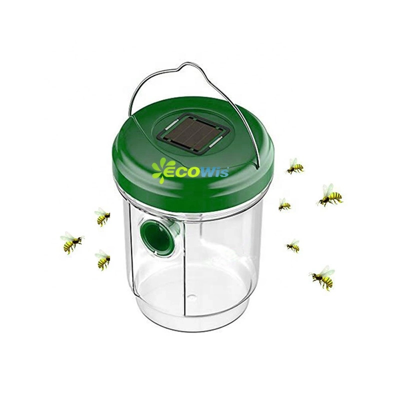 Insect Plastic Trap Hanging Solar Mosquito Hornet Fly Wasp Trap Solar Wasp Trap