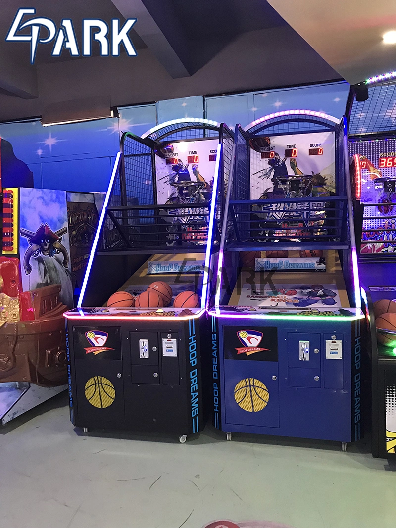 Physical Fitness Basketball Machine Named Hoop Dreams Coin Amusement Game Machine