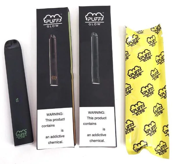 Puff Glow E Liquid Portable Reusable Electronic Cigarette Different Colours Custom Disposable Vape Free Shipping