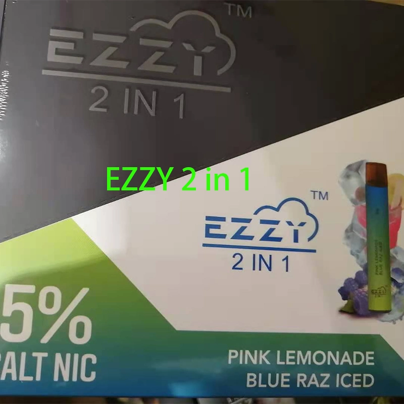 Newest Ezzy 2 in 1 Disposable Vape Pen 2 Flavors in Vape 5 Flavors Options