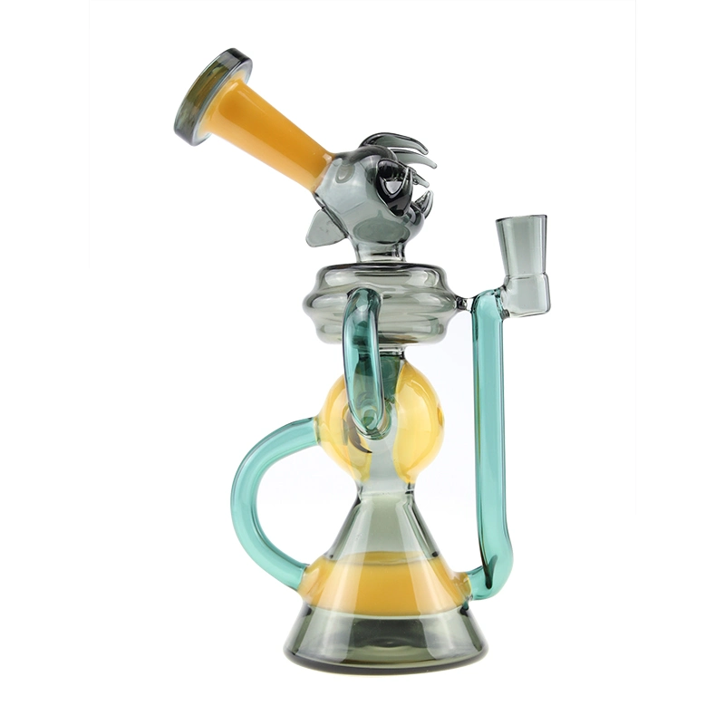 Home Use 14mm Joint Glass Tobacco Smoking Pipe DAB Oil Rig Glass Water Pipe