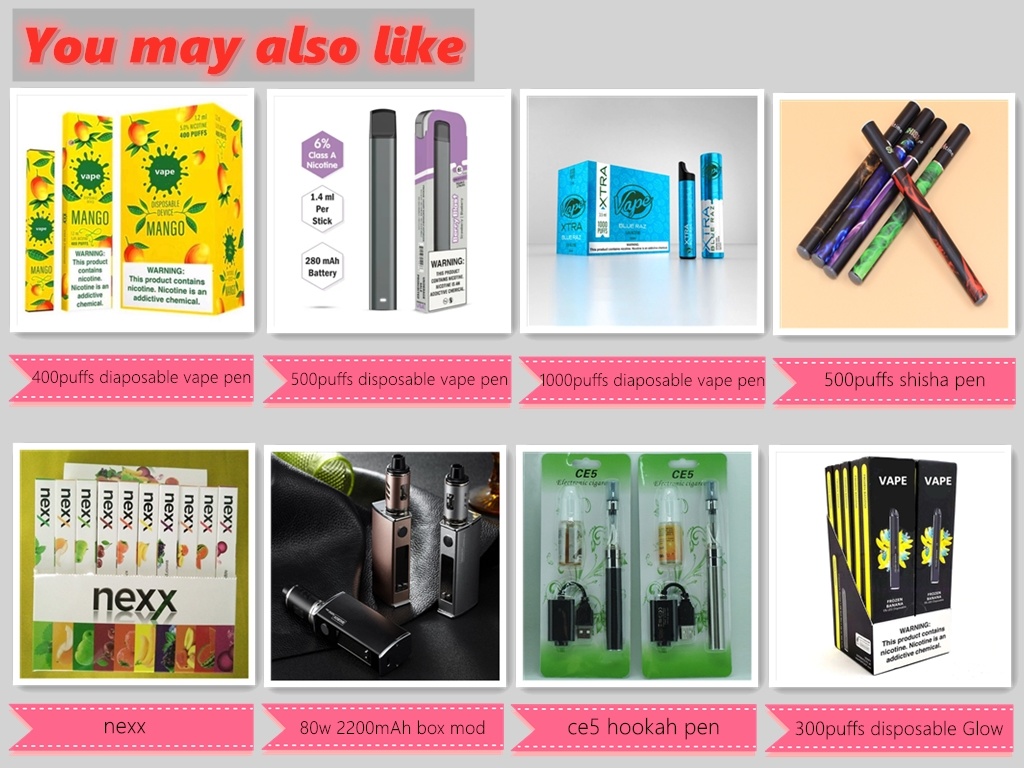 OEM Juice Wholesale Disposable Electronic Cigarette Vape Tubes