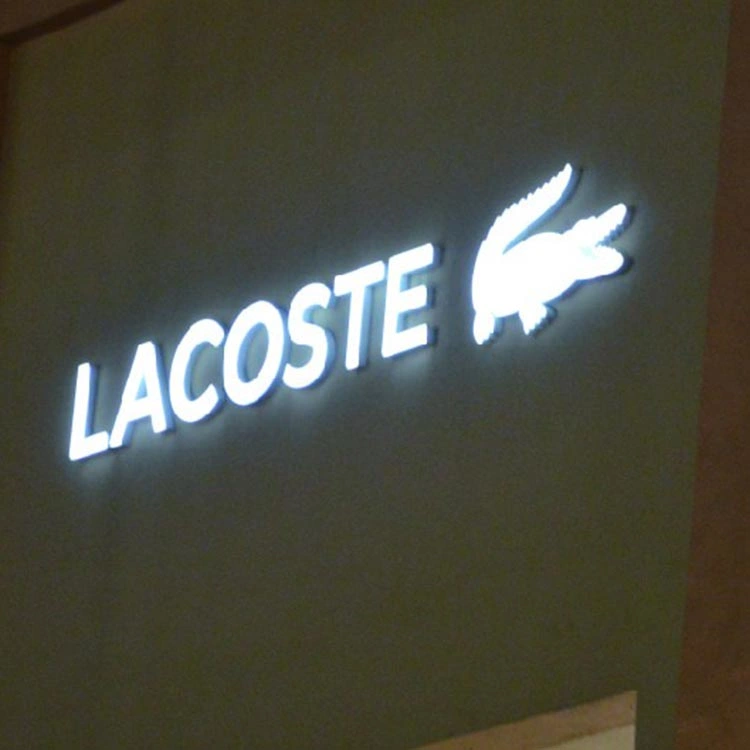 Outdoor Store LED Backlit Lighted Acrylic Fashion Store Letter Sign