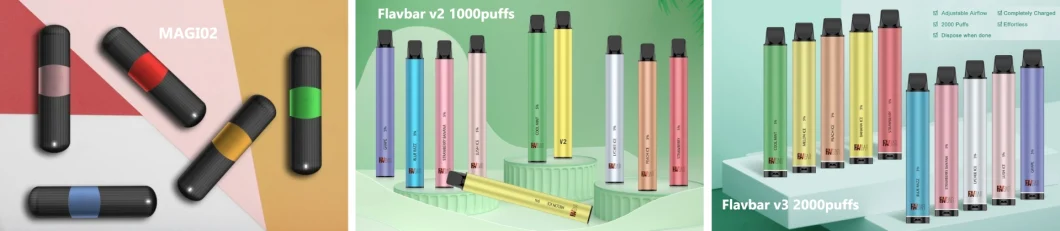 Thin Disposable Vape Pen St1 Vape 300 Puffs Puff Bar Disposable E-Cigarette Wholesale Vape 