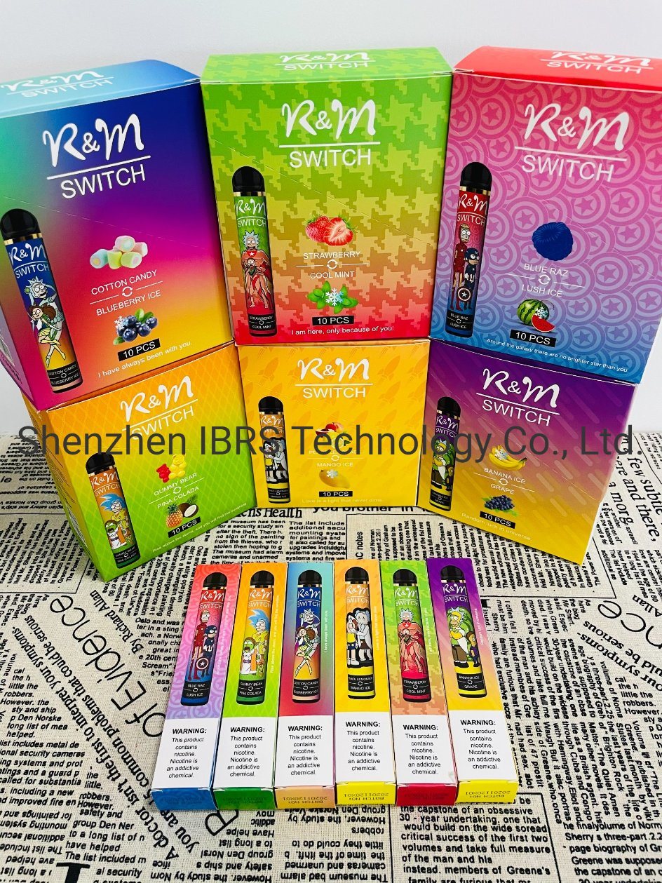 Newest 6 Double Flavors 2 Flavors in 1 Disposable Vape 2000puffs RM Switch