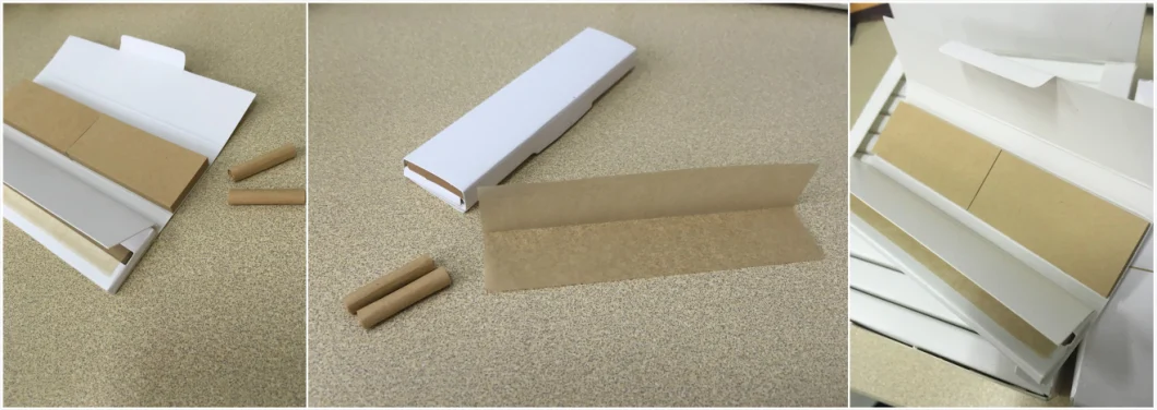14GSM Bleached& Unbleached Cigarette Paper Hemp Paper with Filters