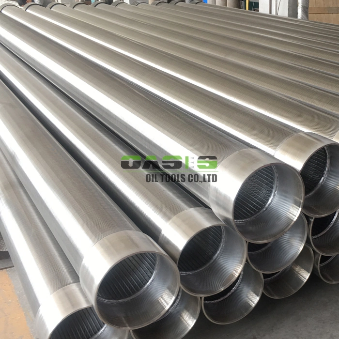 China Stainless Steel Wire Wrapped Strainer Screen Filter Tubes for Water Well Drilling