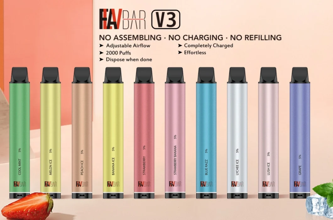 Newest Disposable E Cigarette Nuk Vape Pen Puff Bar Disposable E-Cigarette Vape Pod