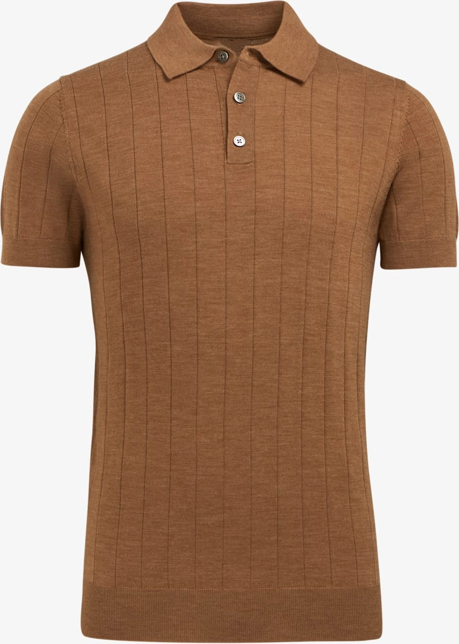 Fashion and Gentle Camel Polo Pure T-Shirt Sweater Clthes