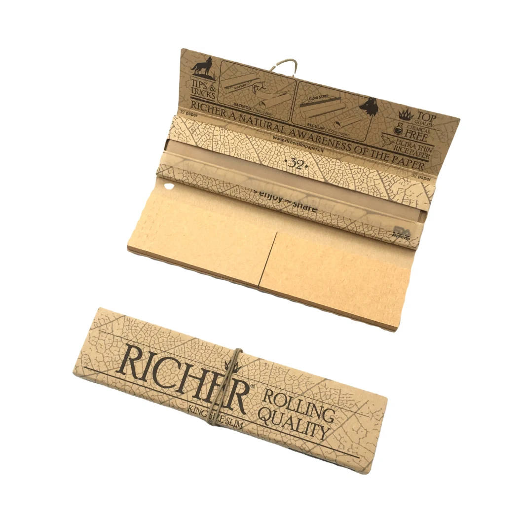Custom Natural Rolling Papers with Filters