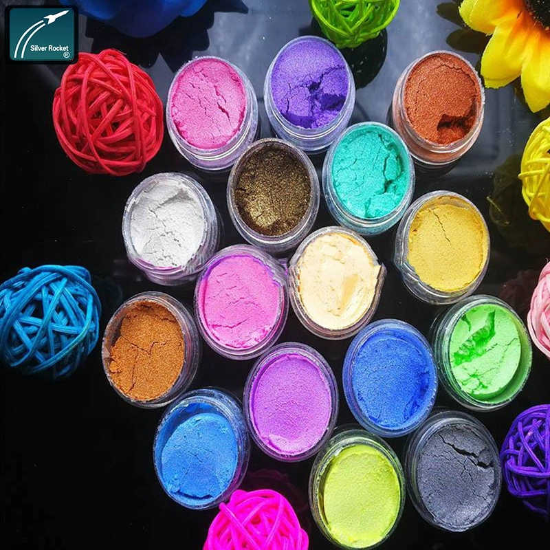 Luxury Cosmetic Recolored Mica Pearl Sparkling Pigment Epoxy Resin Color Pigment Mica Powder
