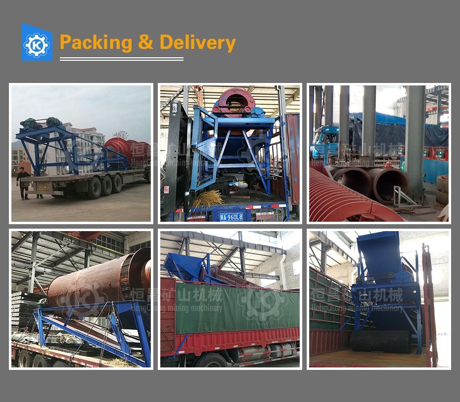 Portable Gold Mining Equipment Small Gold Recovery Wash Plants for Alluvial Gold Trommel