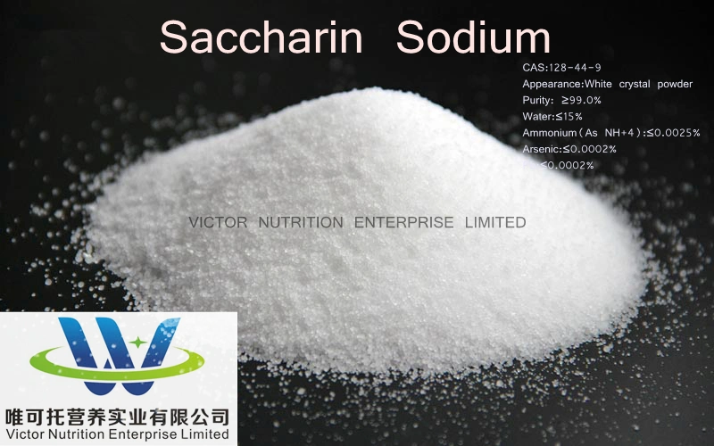 Food Grade Saccharin Sodium CAS: 128-44-9 Sweeteners 4-6 Mesh5-8 Mesh6-10mesh