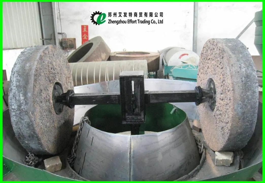 Top Quality Wet Pan Mill, Wet Grinding Mill for Gold Ore Mining